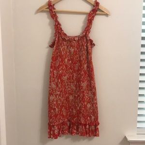 Fitted smocked dress